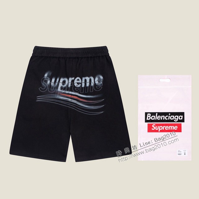 Balenciaga專櫃巴黎世家2023SS新款印花短褲 男女同款 tzy2750